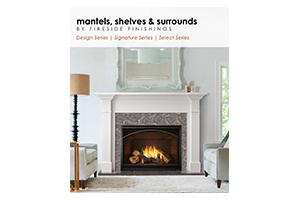 Cover of the Mantels, Shelves and Surrounds brochure by Fireside Finishings